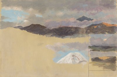 Studies of Mount Chimborazo, Ecuador by Frederic Edwin Church